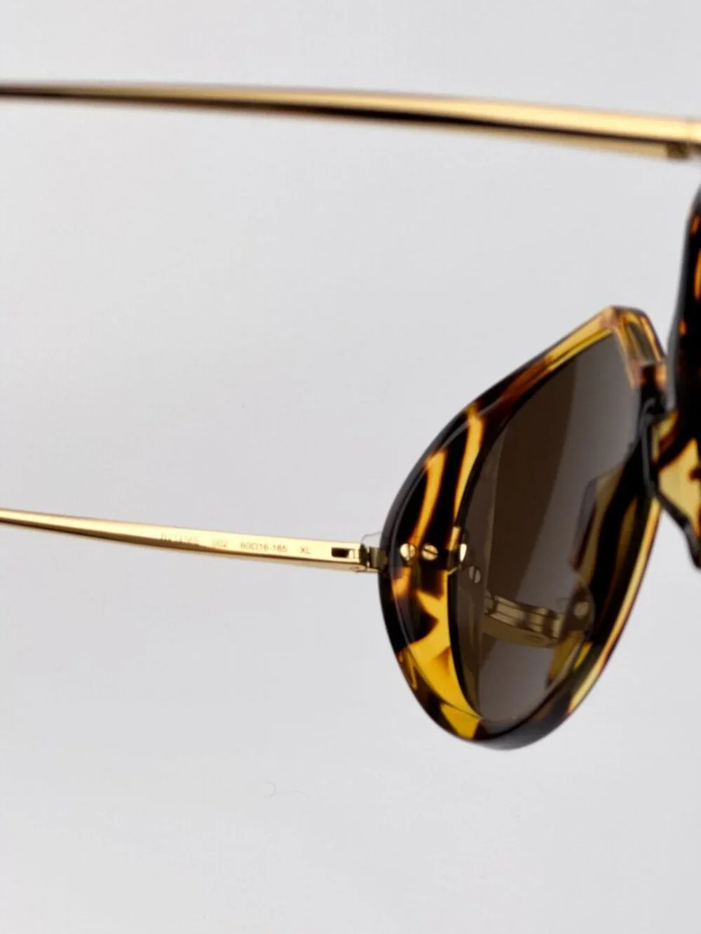Bottega Veneta Women’s Sunglasses Havana Gold Square Oversized Frames BV1436S